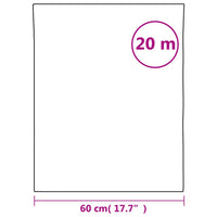 Pellicola per Finestra Smerigliata Trasparente 60x2000 cm PVC 155736