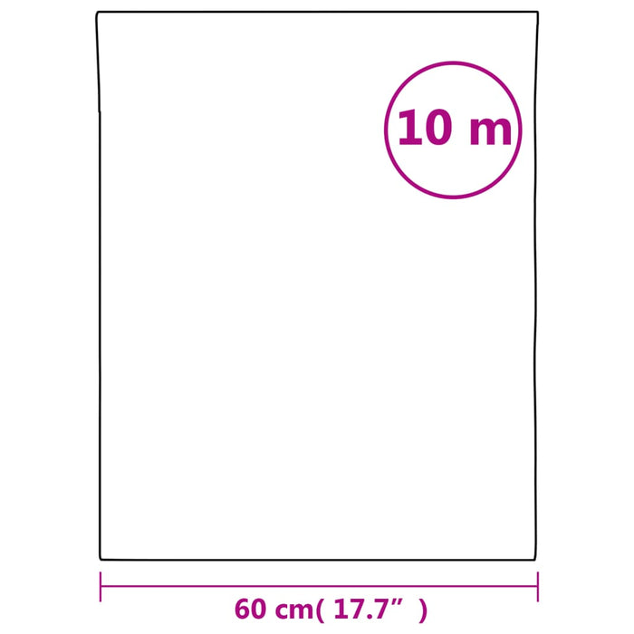 Pellicola per Finestra Smerigliata Bianca 60x1000 cm PVC 155744