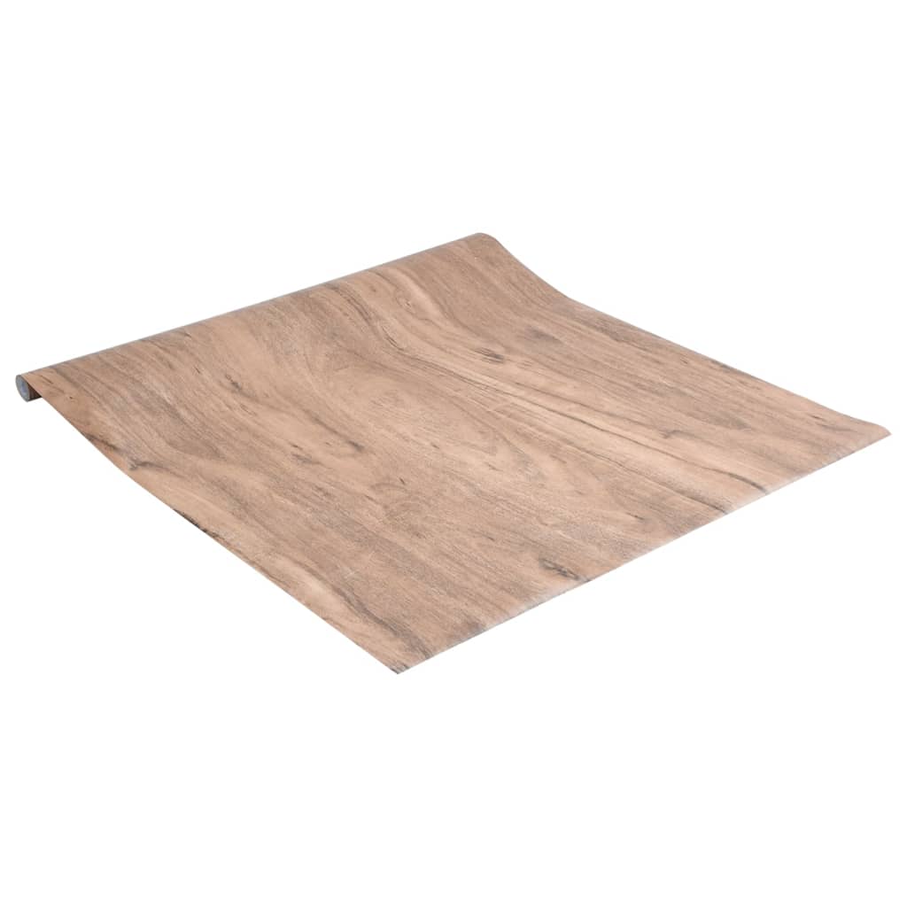 Adesivo per Mobili Autoadesivo Aspetto Legno 90x500 cm in PVC 155770