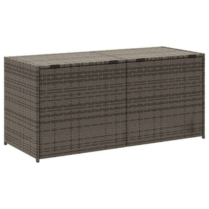 Contenitore da Giardino Grigio 283L in Polyrattan 365314