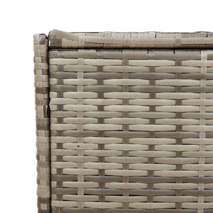 Contenitore da Giardino Grigio 283L in Polyrattan 365314