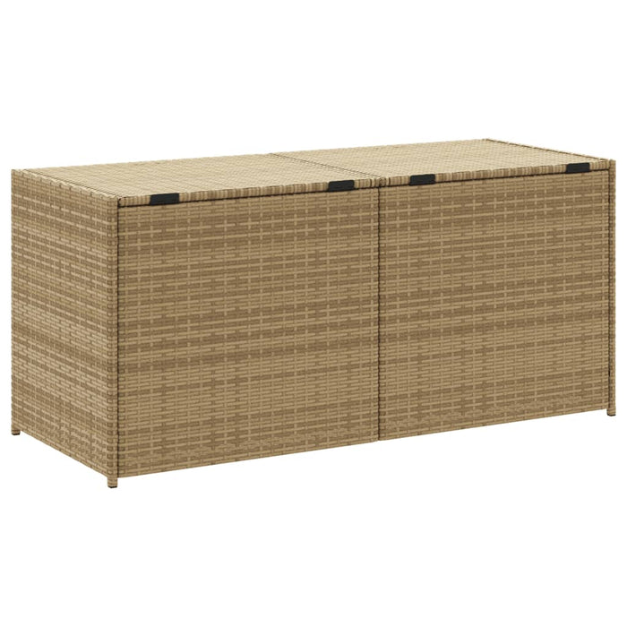 Contenitore da Giardino Beige Misto 283L in Polyrattan 365315