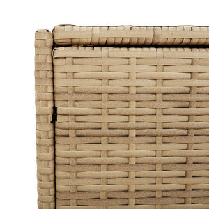 Contenitore da Giardino Beige Misto 283L in Polyrattan 365315