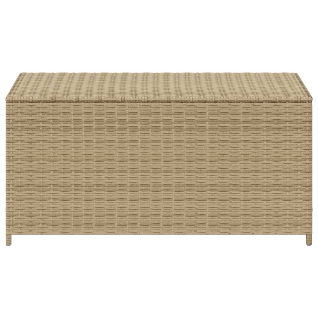 Contenitore da Giardino Beige Misto 190L in Polyrattan 365323