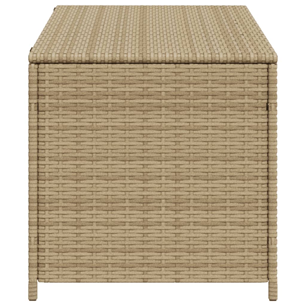 Contenitore da Giardino Beige Misto 190L in Polyrattan 365323