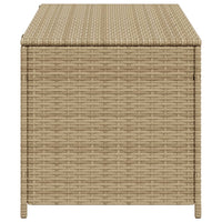 Contenitore da Giardino Beige Misto 190L in Polyrattan 365323