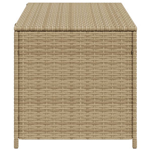 Contenitore da Giardino Beige Misto 190L in Polyrattan 365323