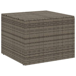 Contenitore da Giardino Grigio 291L in Polyrattan 365338