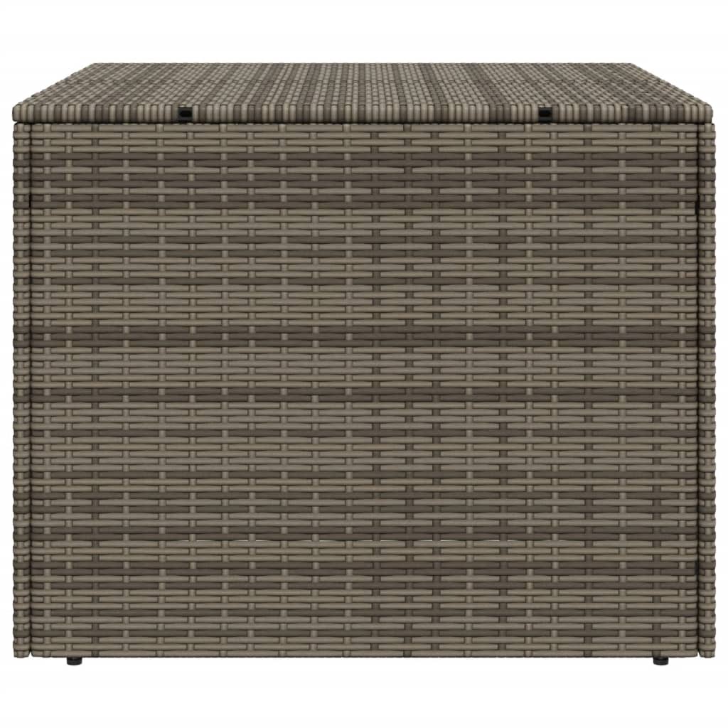 Contenitore da Giardino Grigio 291L in Polyrattan 365338