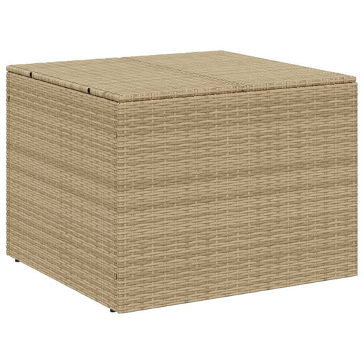 Contenitore da Giardino Beige Misto 291L in Polyrattan 365339