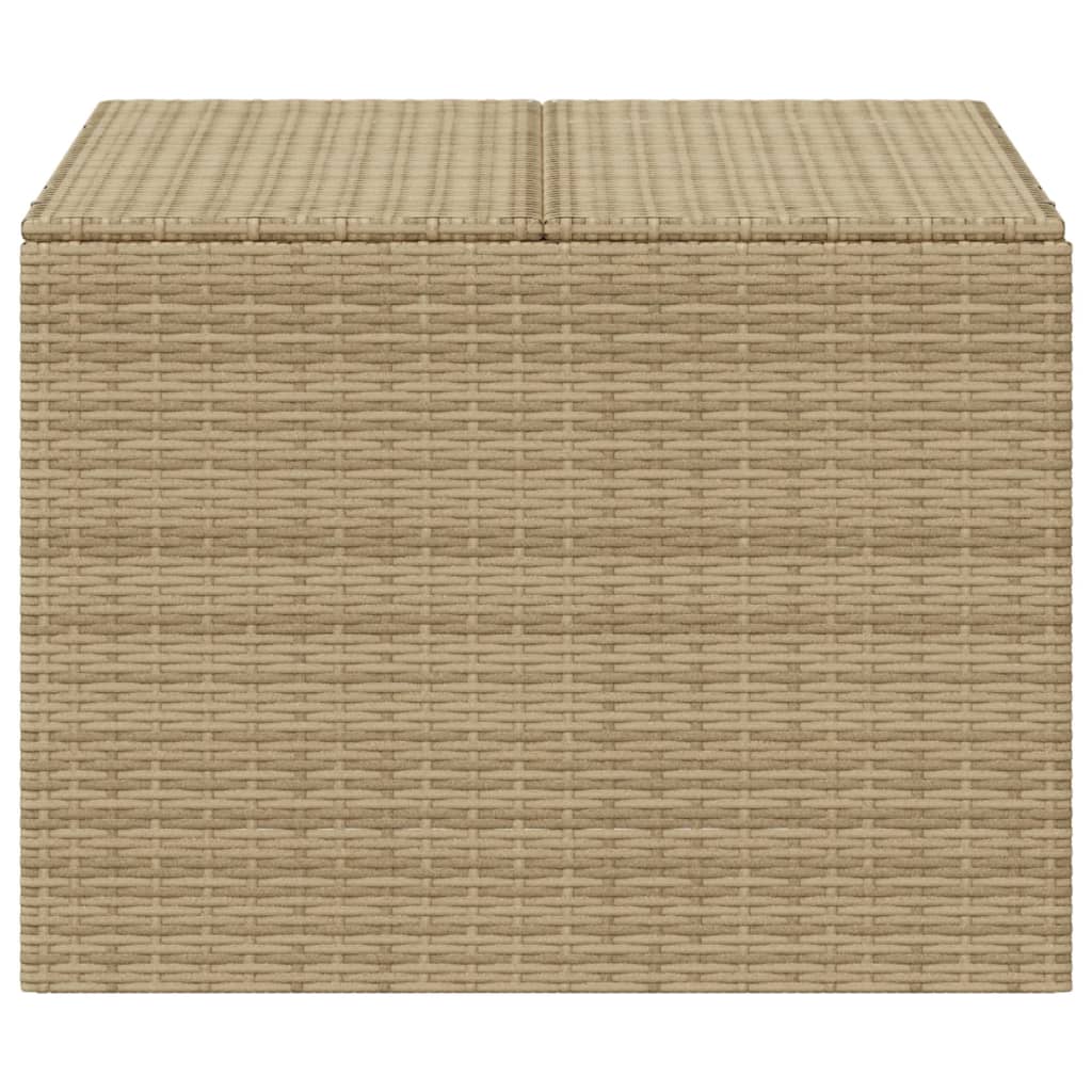 Contenitore da Giardino Beige Misto 291L in Polyrattan 365339