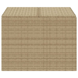 Contenitore da Giardino Beige Misto 291L in Polyrattan 365339