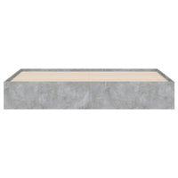 Giroletto Cassetti Grigio Cemento 200x200 cm Legno Multistrato 3207248