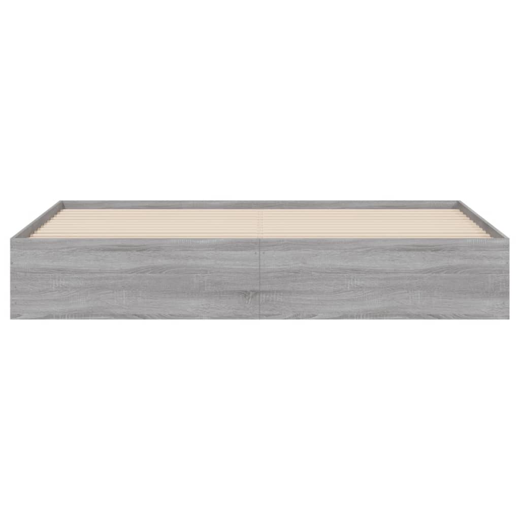 Giroletto Cassetti Grigio Sonoma 200x200 cm Legno Multistrato 3207250