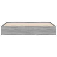 Giroletto Cassetti Grigio Sonoma 180x200 cm Legno Multistrato 3207257