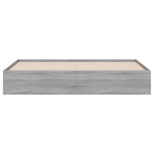 Giroletto Cassetti Grigio Sonoma 180x200 cm Legno Multistrato 3207257