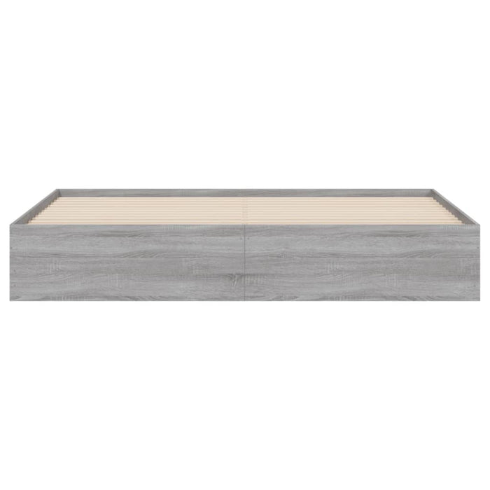 Giroletto Cassetti Grigio Sonoma 180x200 cm Legno Multistrato 3207257