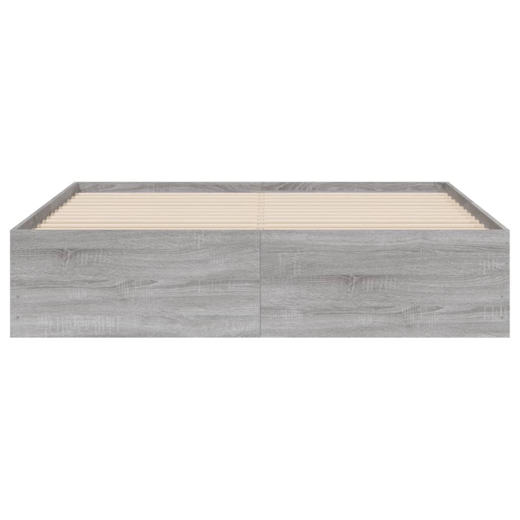 Giroletto Cassetti Grigio Sonoma 150x200 cm Legno Multistrato 3207271