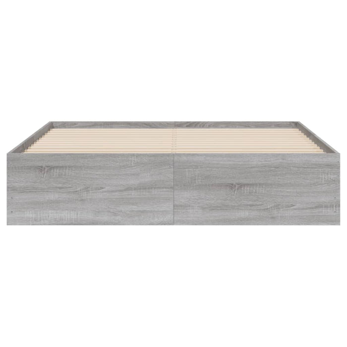 Giroletto Cassetti Grigio Sonoma 150x200 cm Legno Multistrato 3207271