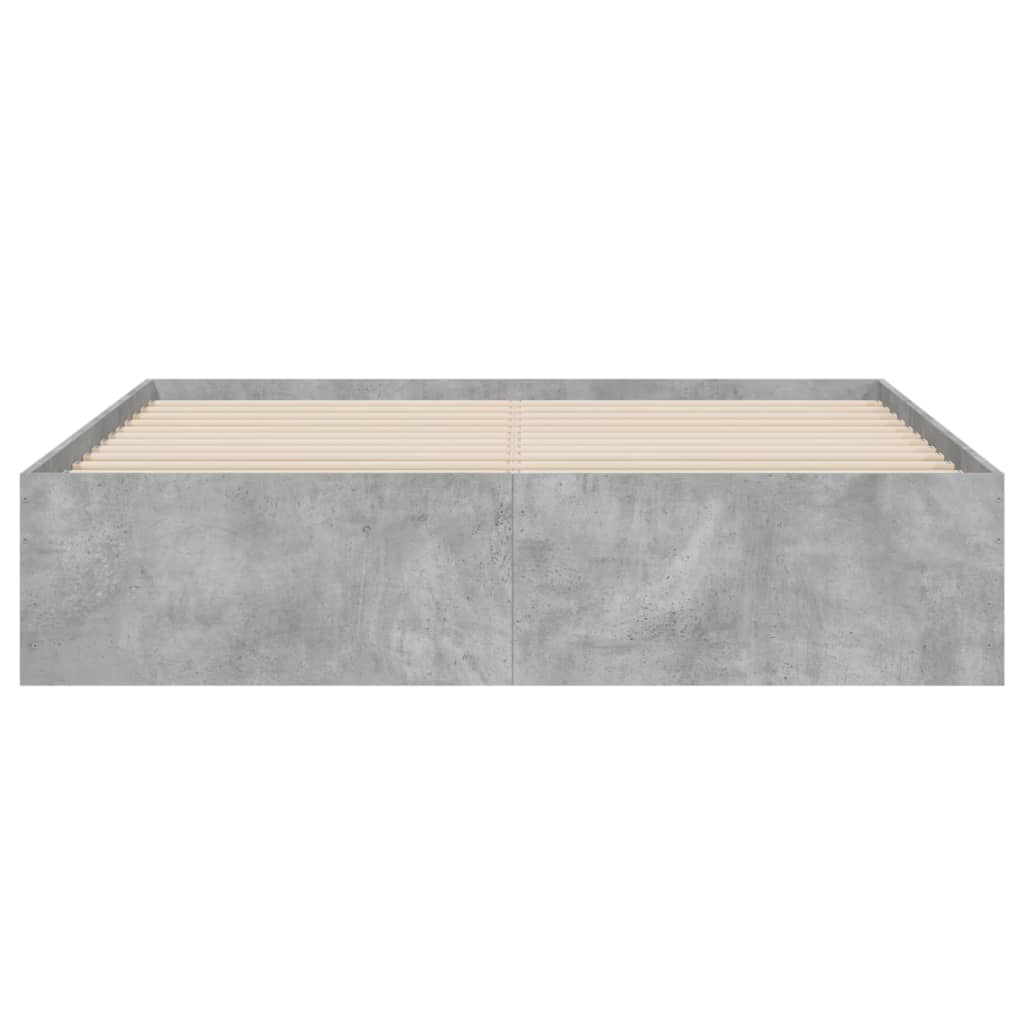 Giroletto Cassetti Grigio Cemento 140x200 cm Legno Multistrato 3207276