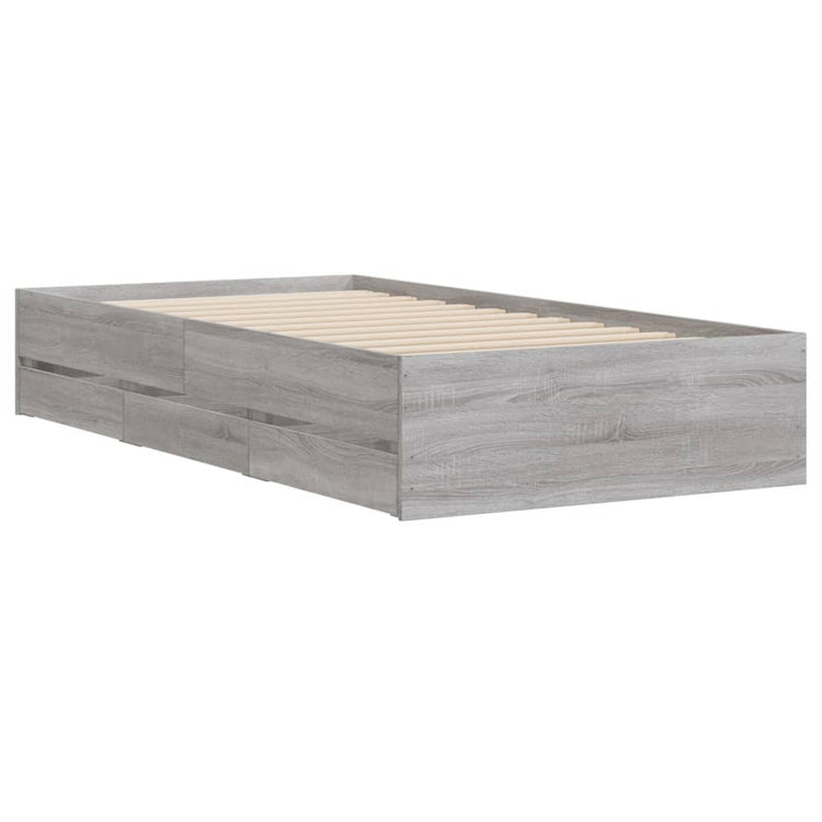 Giroletto Cassetti Grigio Sonoma 100x200 cm Legno Multistrato 3207292