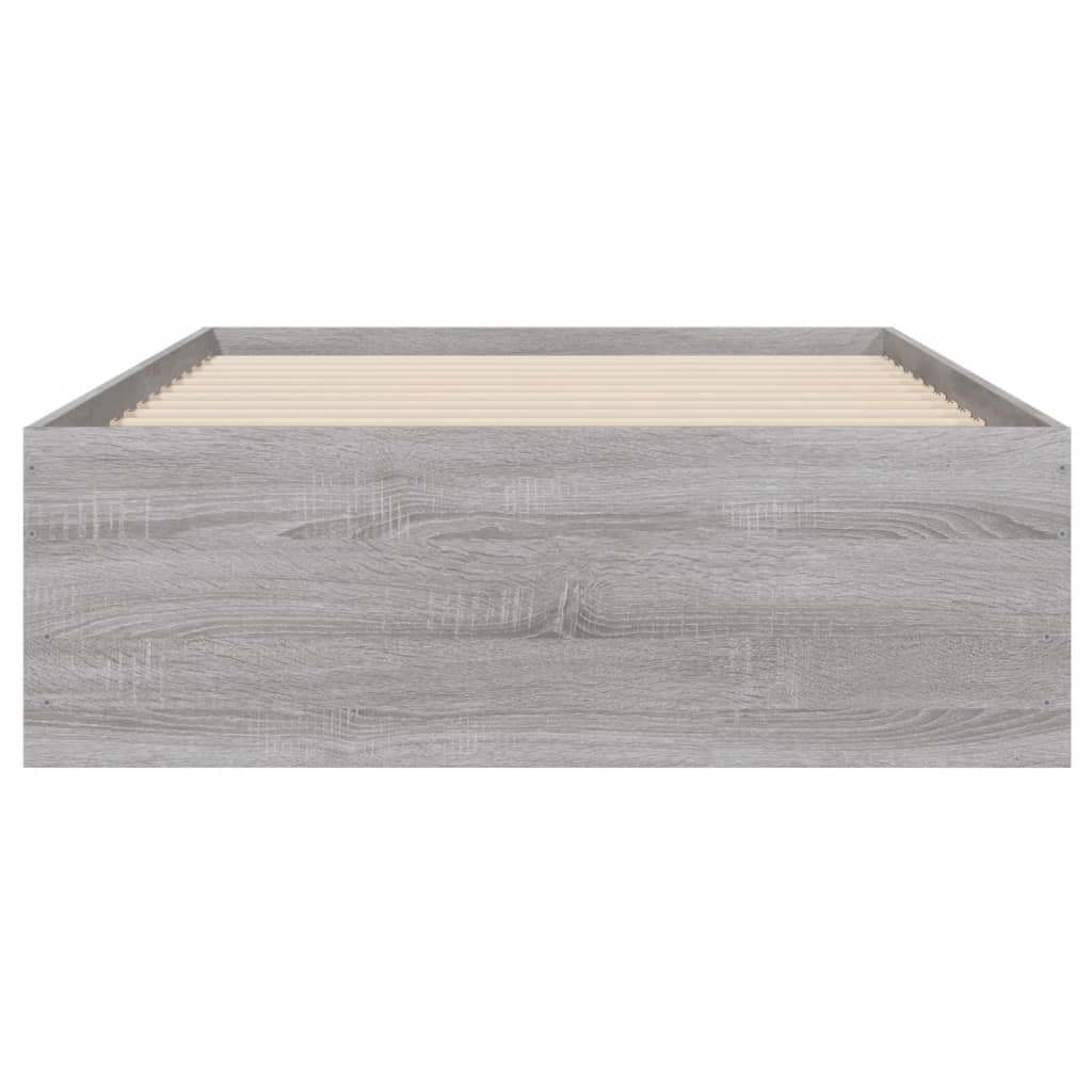 Giroletto Cassetti Grigio Sonoma 100x200 cm Legno Multistrato 3207292