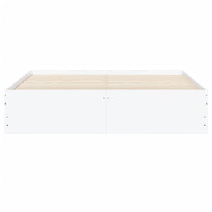 Giroletto con Cassetti Bianco 140x190 cm in Legno Multistrato 3207301