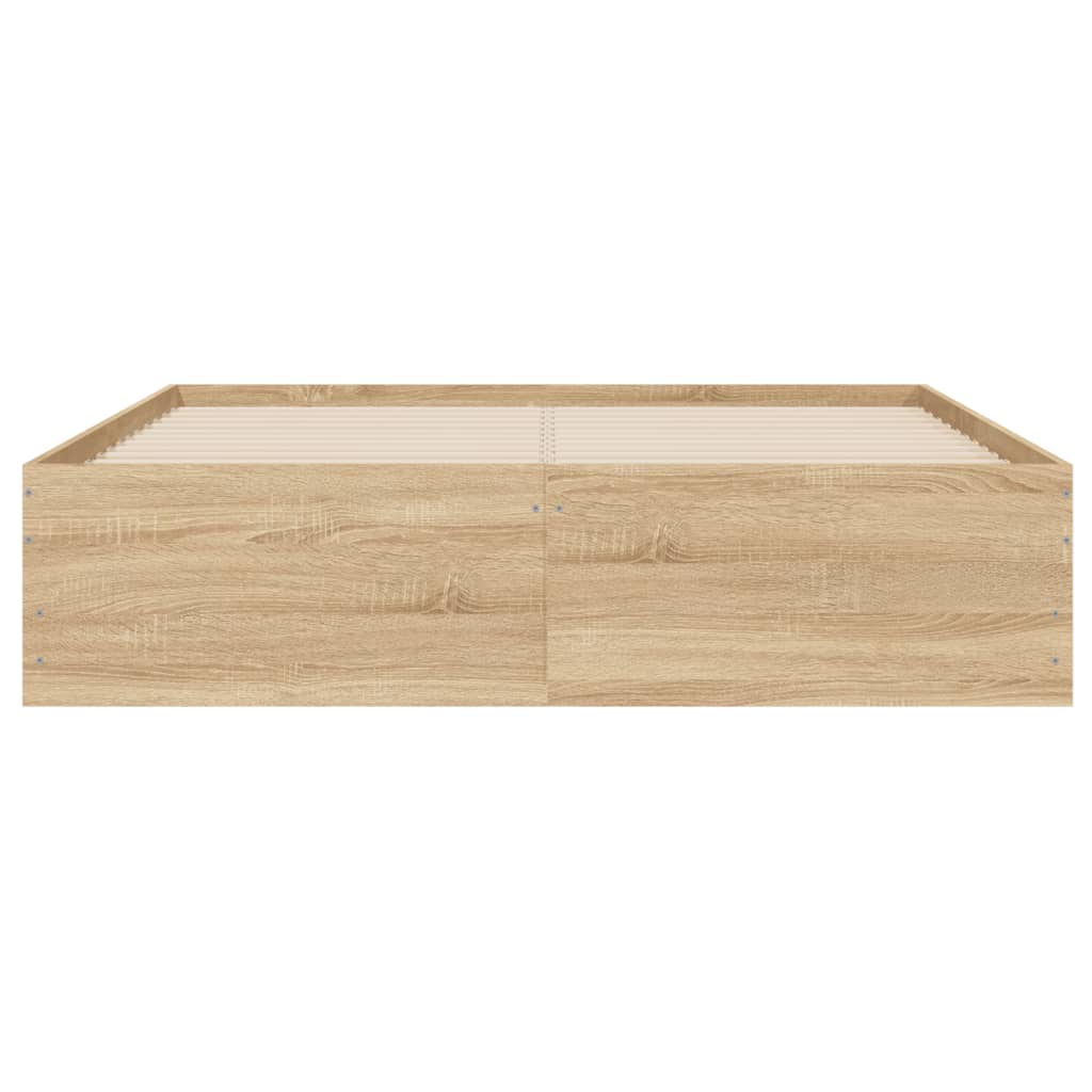 Giroletto Cassetti Rovere Sonoma 135x190 cm Legno Multistrato 3207310