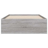 Giroletto Cassetti Grigio Sonoma 90x190 cm Legno Multistrato 3207327