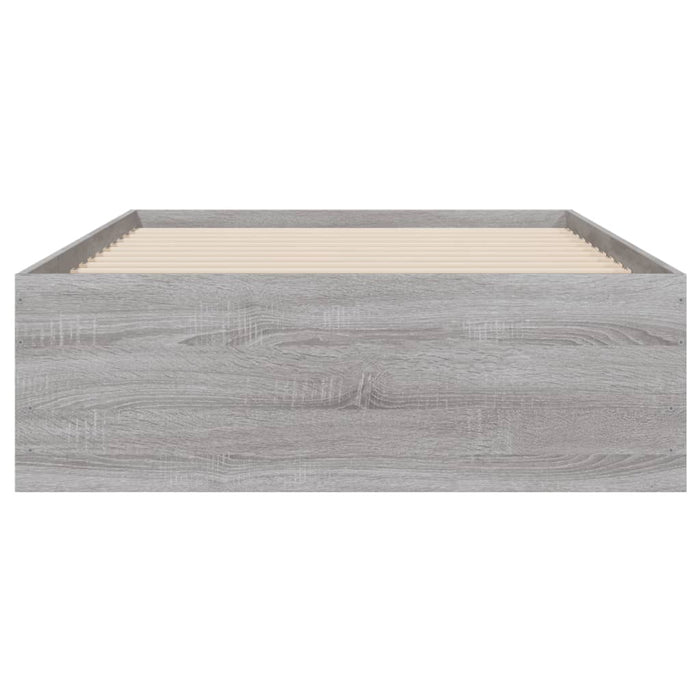 Giroletto Cassetti Grigio Sonoma 90x190 cm Legno Multistrato 3207327