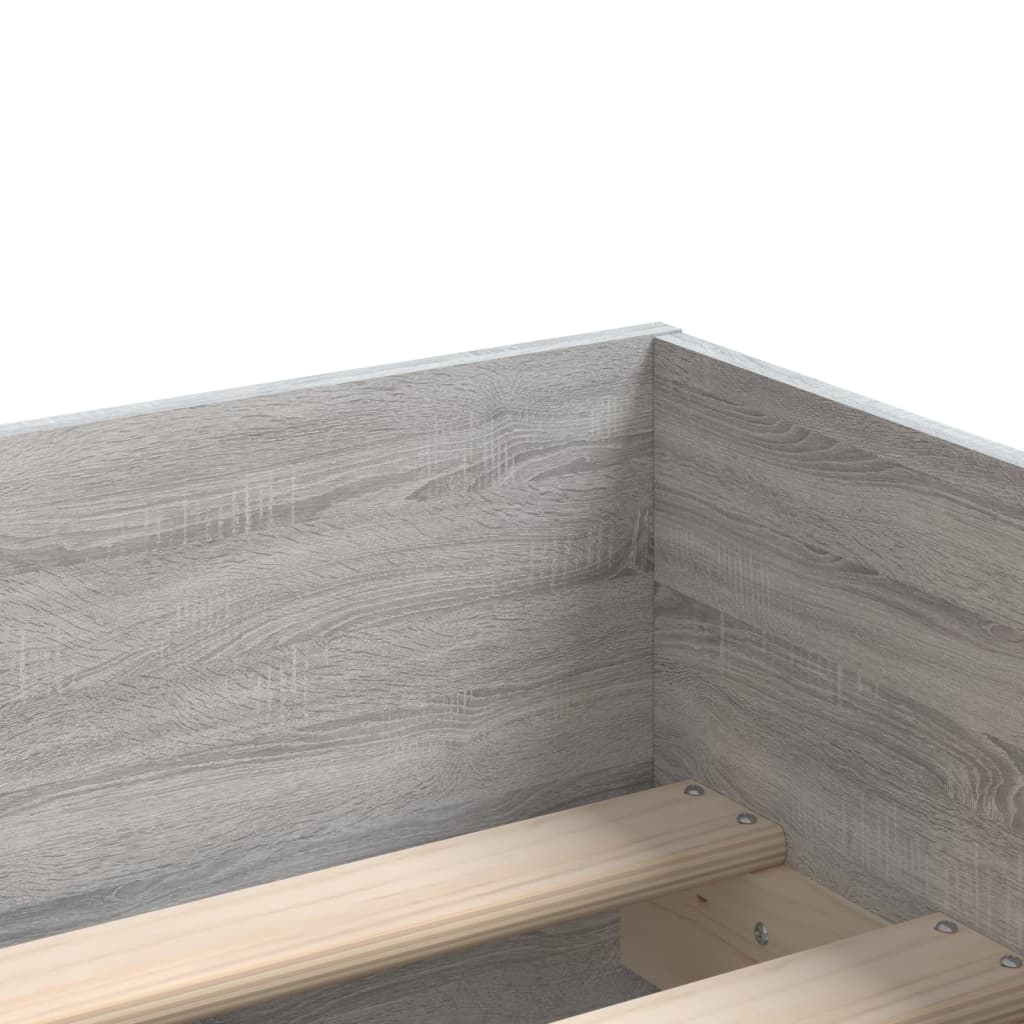 Giroletto con Cassetti Grigio Sonoma 100x200 cm 3207341