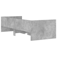 Giroletto con Cassetti Grigio Cemento 75x190 cm Small Single 3207360