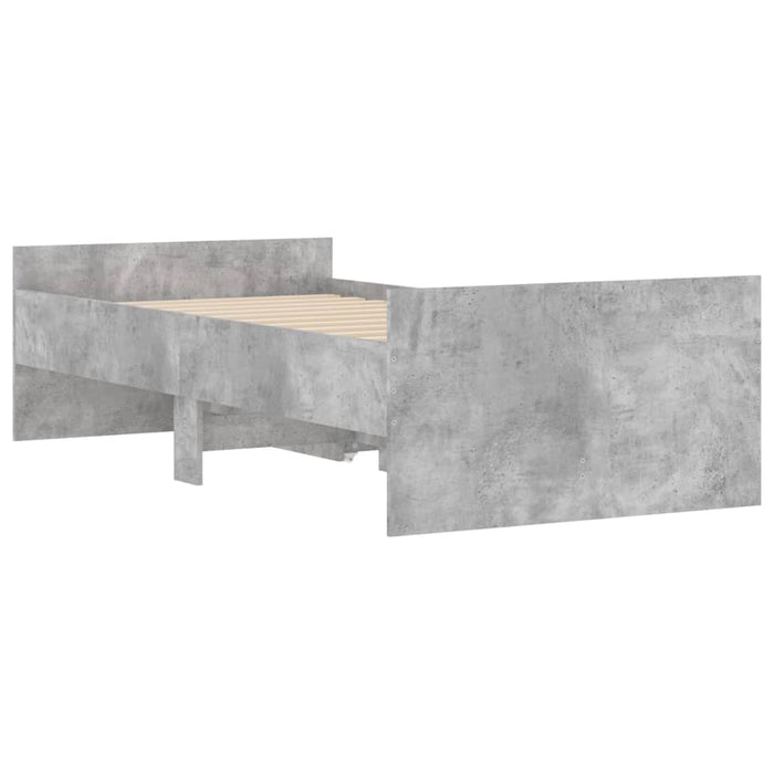 Giroletto con Cassetti Grigio Cemento 100x200 cm 3207367