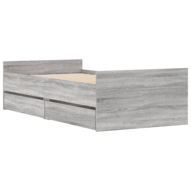 Giroletto con Cassetti Grigio Sonoma 100x200 cm 3207369