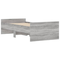 Giroletto con Cassetti Grigio Sonoma 90x200 cm 3207376