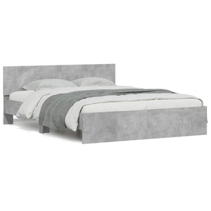 Giroletto con Testiera Grigio Cemento 150x200 cmcod mxl 133462