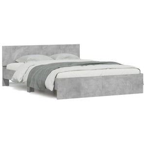 Giroletto con Testiera Grigio Cemento 140x190 cmcod mxl 133468