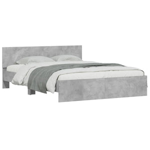 Giroletto con Testiera Grigio Cemento 140x190 cmcod mxl 133468