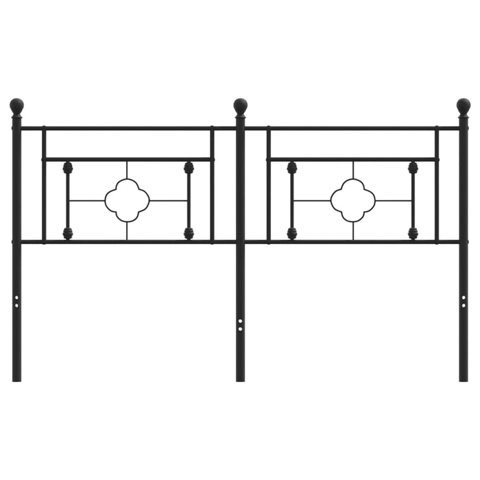 Testiera in Metallo Nero 150 cm 374373