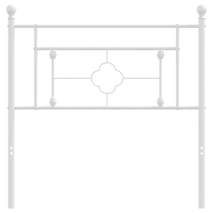 Testiera in Metallo Bianco 90 cm 374416