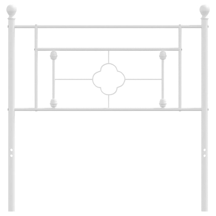 Testiera in Metallo Bianco 90 cm 374416