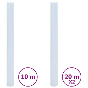 Pellicole Statiche Smerigliate Bianche Trasparenti 3pz in PVCcod mxl 91542