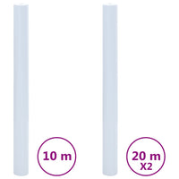 Pellicole Statiche Smerigliate Bianche Trasparenti 3pz in PVCcod mxl 91545