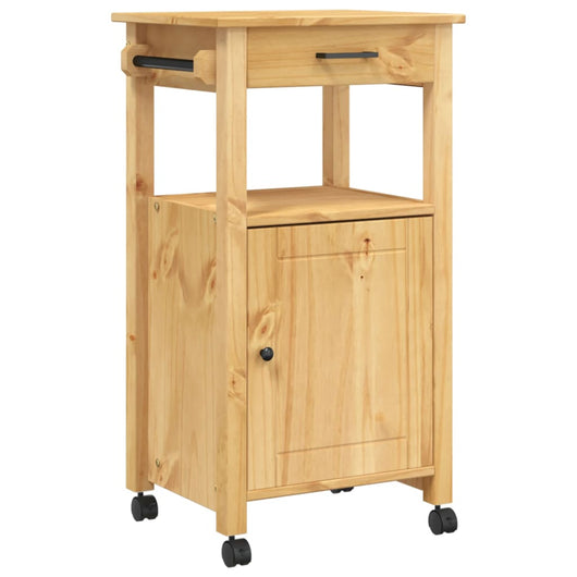 Carrello da Cucina MONZA 48x40x90 cm in Legno Massello di Pinocod mxl 110622