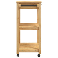 Carrello da Cucina MONZA 84x40x90 cm in Legno Massello di Pino 376100