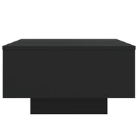 Tavolino da Salotto Nero 55x55x31 cm in Legno Multistrato 836568