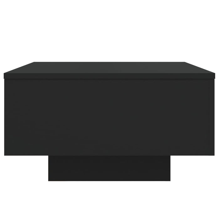 Tavolino da Salotto Nero 55x55x31 cm in Legno Multistrato 836568