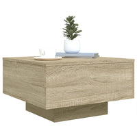 Tavolino da Salotto Rovere Sonoma 55x55x31 cm Legno Multistrato 836569