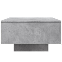 Tavolino da Salotto Grigio Cemento 55x55x31cm Legno Multistrato 836570