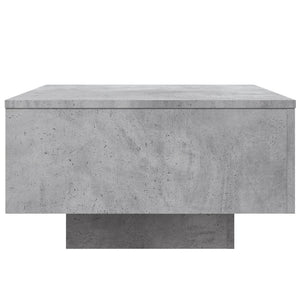 Tavolino da Salotto Grigio Cemento 55x55x31cm Legno Multistrato 836570